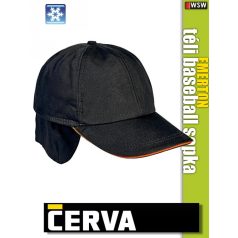 Cerva EMERTON BLACK téli baseball sapka - munkaruha