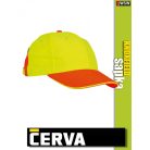 Cerva KNOXFIELD YELLOW HI-VIS baseball sapka - munkaruha