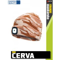   Cerva CRAMBE SAND DEEL beépített USB led téli sapka - munkaruha