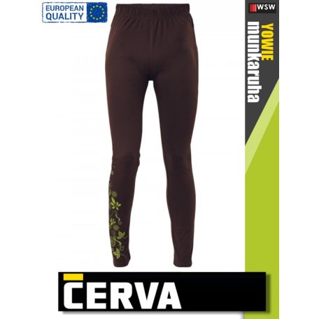 Cerva YOWIE BROWN prémium női leggings nadrág - munkaruha