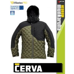   Cerva NEURUM OILGREEN CLASSIC prémium bélelt télikabát - munkaruha