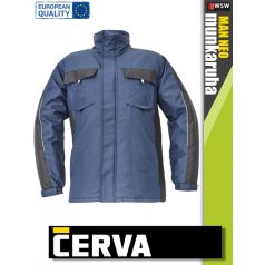   Cerva MAX NEO NAVY technikai téli bélelt munkakabát - munkaruha