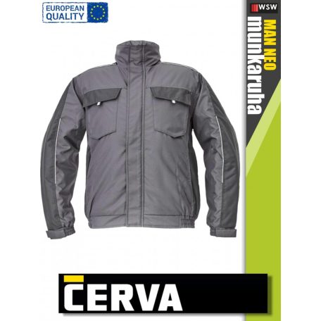 Cerva MAX NEO GREY technikai téli bélelt pilótakabát - munkaruha