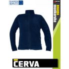 Cerva BHADRA NAVY polár zipzáros pulóver - munkaruha