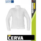 Cerva BHADRA WHITE polár zipzáros pulóver - munkaruha