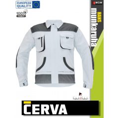 Cerva F&F HANS WHITE pamut technikai munkakabát - munkaruha