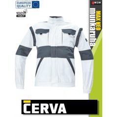   Cerva MAX NEO WHITE pamut 2in1 levehető ujjas technikai kabát - munkaruha