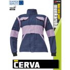 Cerva MAX NEO NAVY pamut 2in1 levehető ujjas női technikai kabát - munkaruha