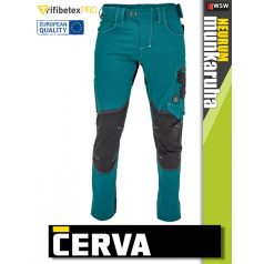   Cerva NEURUM PETROL CLASSIC prémium stretch SLIMFIT nadrág - munkaruha