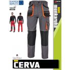 Cerva F&F HANS GREY pamut technikai deréknadrág - munkaruha