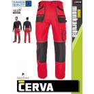 Cerva F&F HANS RED pamut technikai deréknadrág - munkaruha