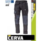 Cerva MAX NEO BLACK pamut technikai deréknadrág - munkaruha