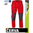Cerva MAX NEO RED pamut technikai deréknadrág - munkaruha