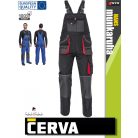 Cerva F&F HANS BLACK pamut technikai kantárosnadrág - munkaruha