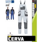 Cerva F&F HANS WHITE pamut technikai kantárosnadrág - munkaruha