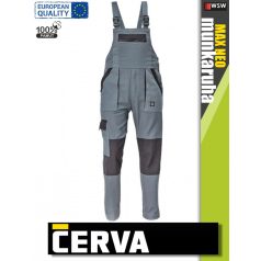   Cerva MAX NEO GREY pamut technikai kantárosnadrág - munkaruha