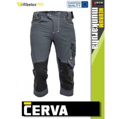   Cerva NEURUM ANTRACITE CLASSIC prémium pamutgazdag stretch rövidnadrág - munkaruha