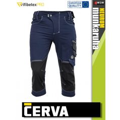   Cerva NEURUM NAVY CLASSIC prémium pamutgazdag stretch rövidnadrág - munkaruha