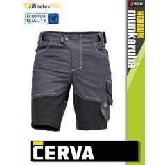   Cerva NEURUM ANTRACITE CLASSIC prémium pamutgazdag stretch rövidnadrág - munkaruha
