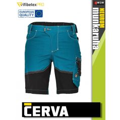   Cerva NEURUM PETROL CLASSIC prémium pamutgazdag stretch rövidnadrág - munkaruha