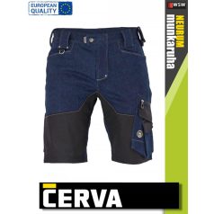   Cerva NEURUM DENIM prémium extra rugalmas farmer rövidnadrág - munkaruha