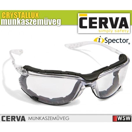 Cerva ISPECTOR CRYSTALLUX munkavédelmi szemüveg - munkaszemüveg