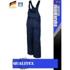Qualitex WINTER BLACK prémium téli bélelt kantárosnadrág - munkaruha