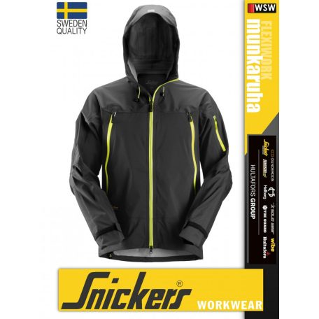 Snickers FLEXIWORK BLACK technikai stretch softshell kabát - munkaruha