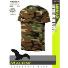 Malfini CAMOFLAGE BROWN gyerek prémium pamut póló - munkaruha