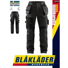   Blåkläder CRAFTSMEN X1555 DARKGREY kevlárerősített technikai deréknadrág - Blakleder munkaruha