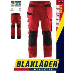   Blåkläder CRAFTSMEN X1555 REDBLACK kevertszálas technikai deréknadrág - Blakleder munkaruha
