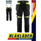 Blåkläder CRAFTSMEN X1555 BLACKYELLOW kevertszálas technikai deréknadrág - Blakleder munkaruha