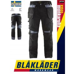   Blåkläder CRAFTSMEN X1555 BLACKGREY kevertszálas technikai deréknadrág - Blakleder munkaruha
