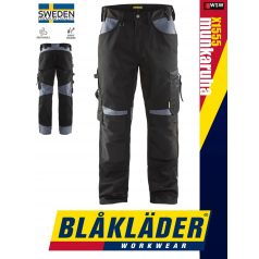   Blåkläder CRAFTSMEN X1555 BLACKGREY kevertszálas technikai deréknadrág - Blakleder munkaruha