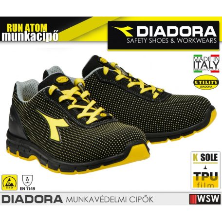 Diadora Utility RUN ATOM S3 lélegző munkabakancs - munkacipő