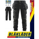 Blåkläder CRAFTSMEN BLACK stretch technikai munkanadrág - Blakleder munkaruha