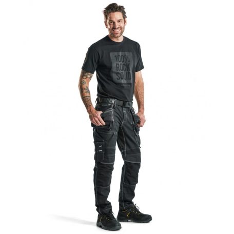 Blåkläder CRAFTSMEN BLACK stretch technikai munkanadrág - Blakleder munkaruha