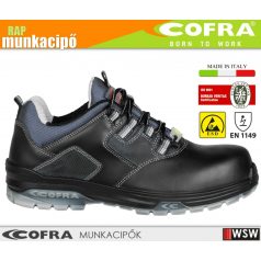   Cofra RAP S3 ESD technikai fémmentes fehértalpú munkacipő - munkabakancs