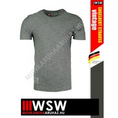   .Engelbert Strauss VINTAGE technikai pamutgazdag környakaspóló - BLACKMELANGE 