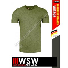  .Engelbert Strauss VINTAGE technikai pamutgazdag környakaspóló - GREEN 
