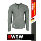 .Engelbert Strauss VINTAGE technikai hosszúujjú gombos póló - BLACKMELANGE 