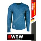 .Engelbert Strauss VINTAGE technikai hosszúujjú gombos póló - ARCTICBLUE 