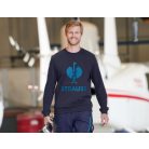 .Engelbert Strauss MOTION 2020 GREEN technikai környakas pamutgazdag pulóver - munkaruha