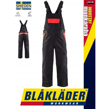 Blåkläder INDUSTRY BLACK-RED technikai ipari  kantárosnadrág - Blaklader munkaruha
