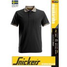 Snickers ALLROUNDWORK BLACK technikai lélegző galléros póló - munkaruha
