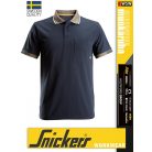 Snickers ALLROUNDWORK NAVY technikai lélegző galléros póló - munkaruha