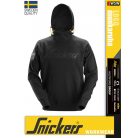 Snickers LOGO BLACK technikai kapucnis pulóver - munkaruha