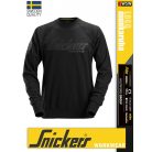 Snickers LOGO BLACK technikai környakas pulóver - munkaruha