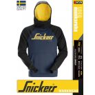 Snickers LOGO NAVY technikai kapucnis pulóver - munkaruha