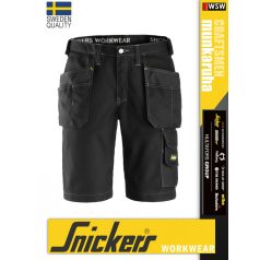   Snickers CRAFTSMEN BLACK technikai rip-stop szakadásálló rövidnadrág - munkaruha
